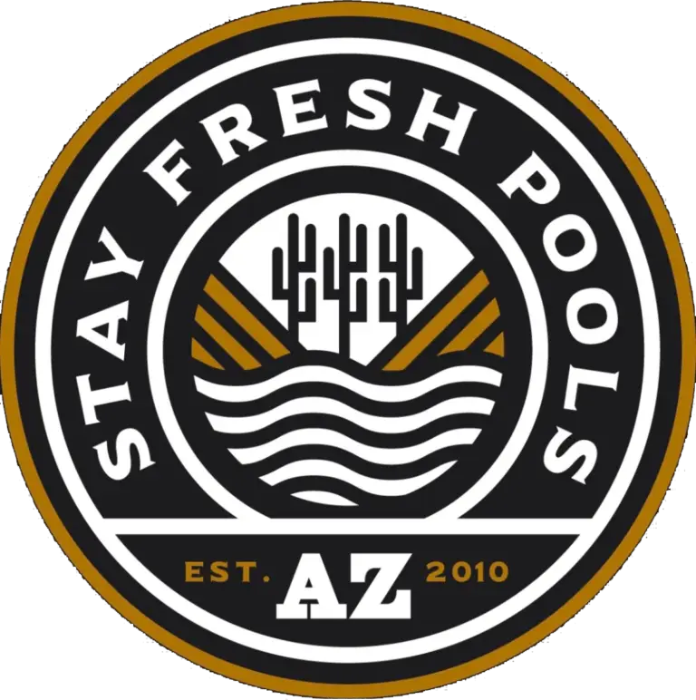 Stay Fresh Pools AZ badge, established 2010
