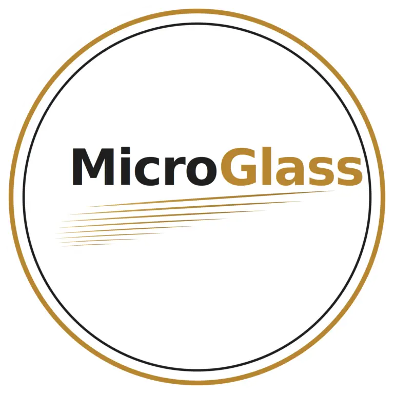 MicroGlass pool finish protection badge